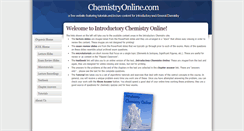 Desktop Screenshot of chemistryonline.com